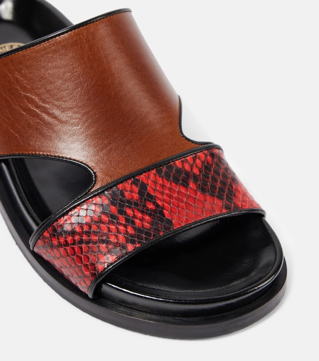 Dries Van Noten - Leather slides