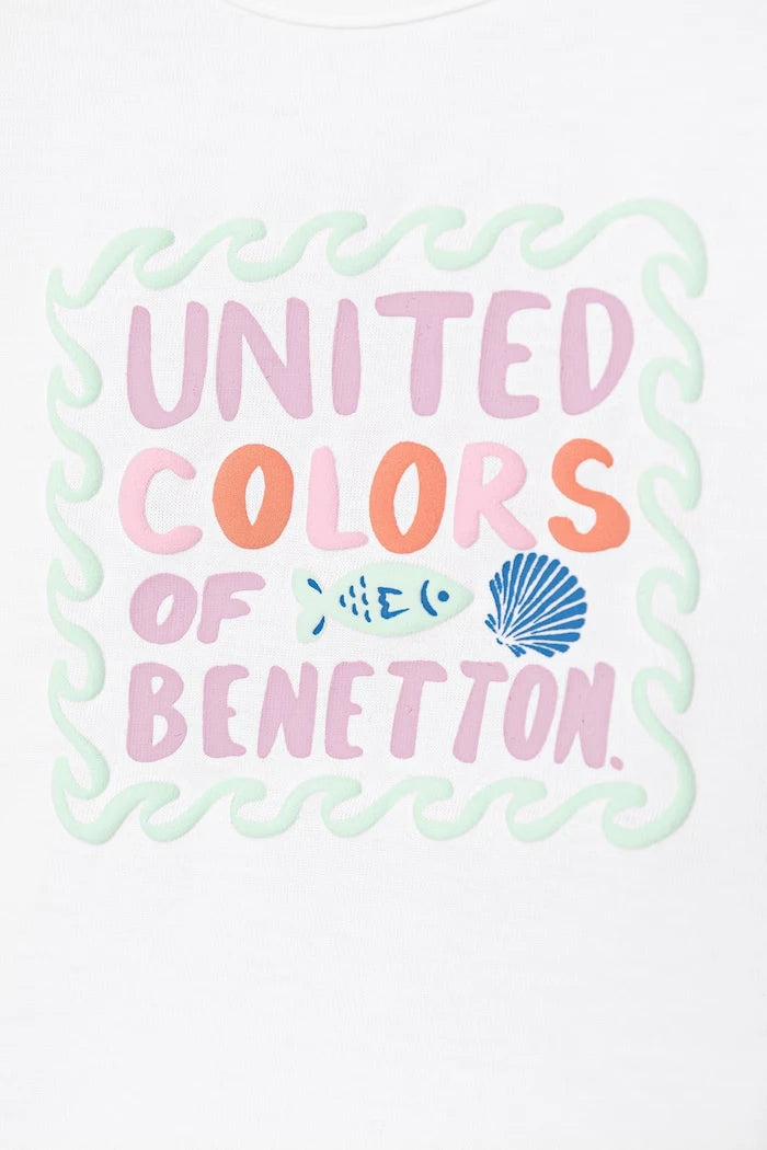 United Colors of Benetton топ за деца от памук