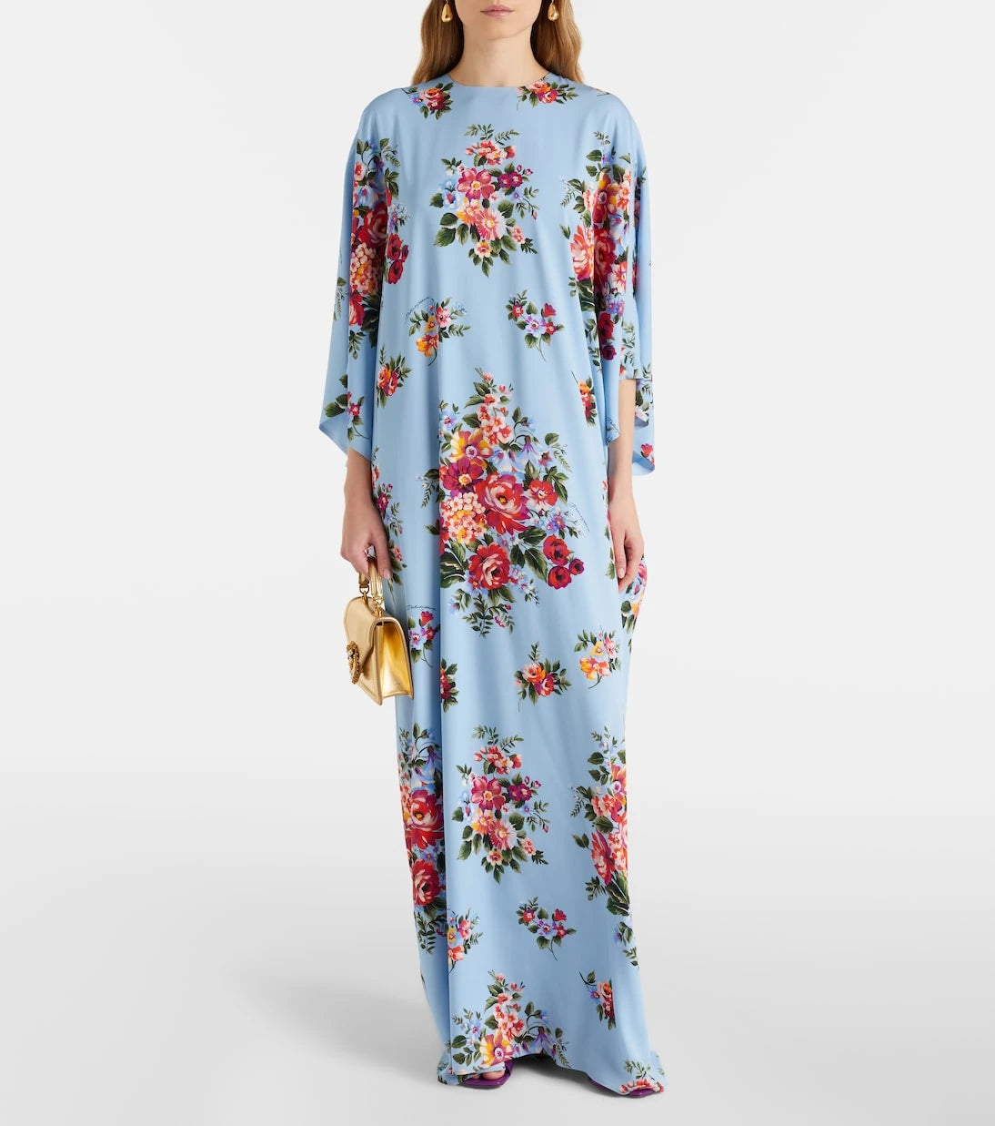 Dolce&Gabbana - Floral silk-blend kaftan