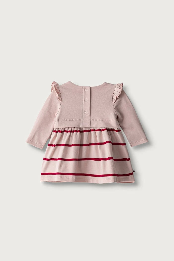 Pamuk ve elastan karışımlı kloş elbise