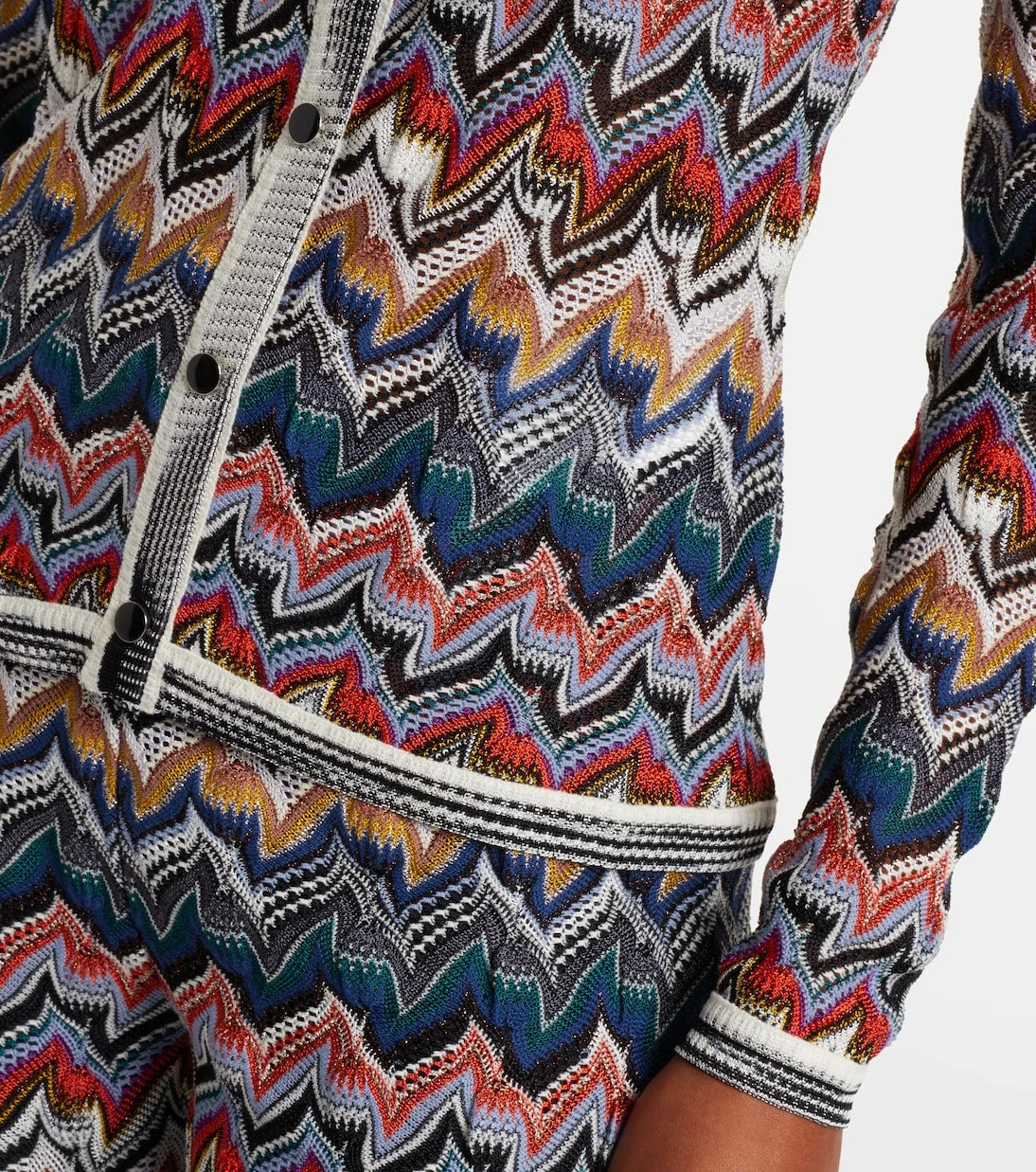 Missoni - Zig Zag lamé cardigan