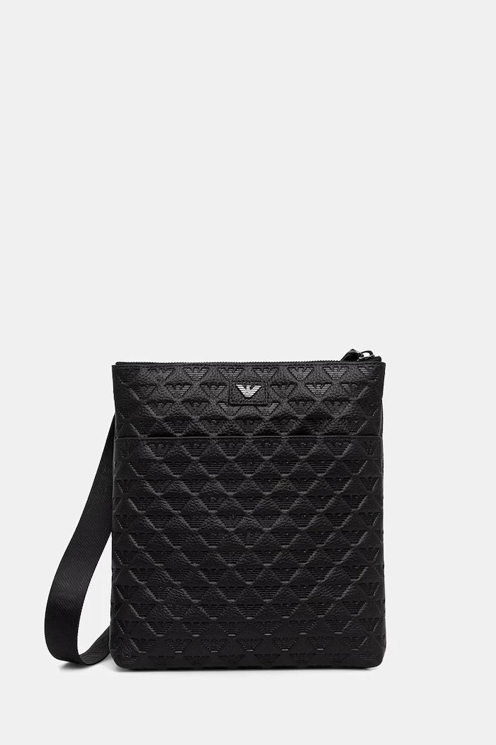 Emporio Armani erkek deri omuz çantası