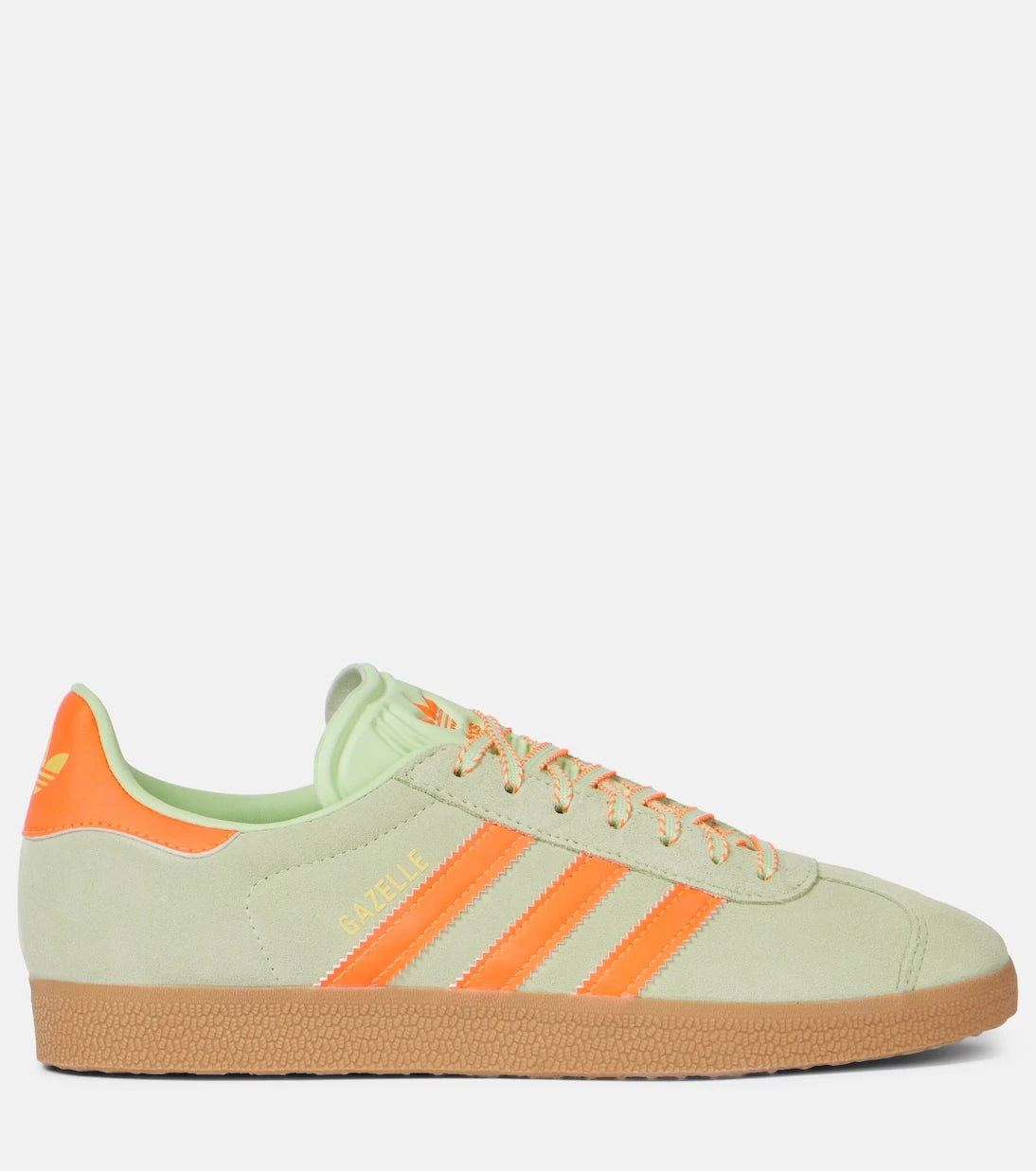 Adidas - Gazelle leather-trimmed suede sneakers
