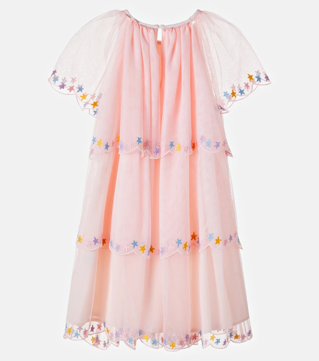 Stella McCartney Kids - Embroidered tulle dress