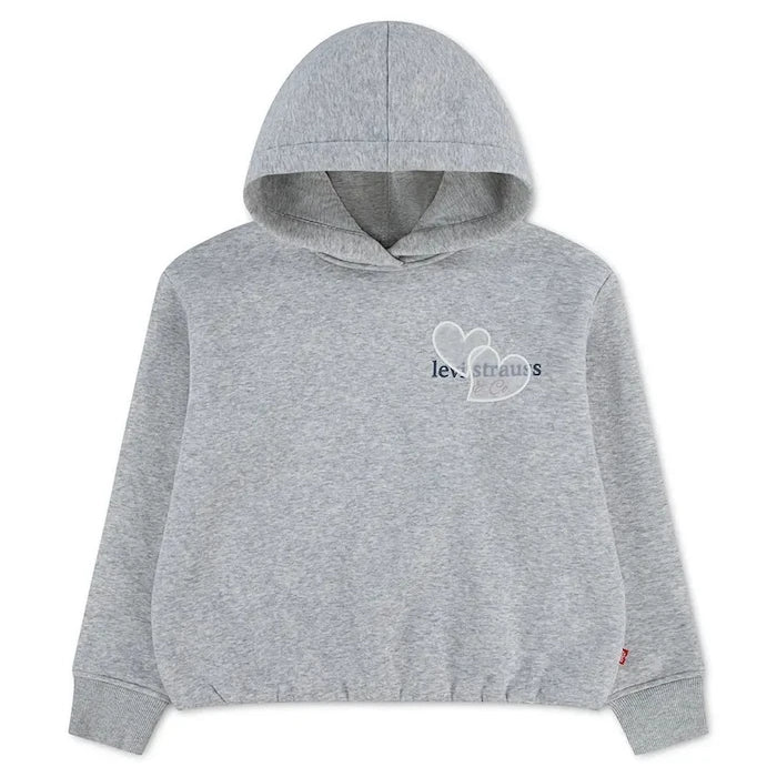 Levi's kapüşonlu çocuk pamuklu sweatshirt MEET AND GREET BUBBLE HOOD