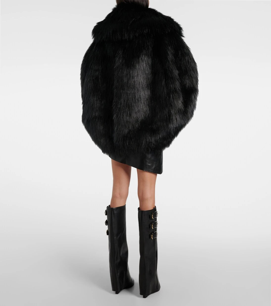 Givenchy - Faux fur cape