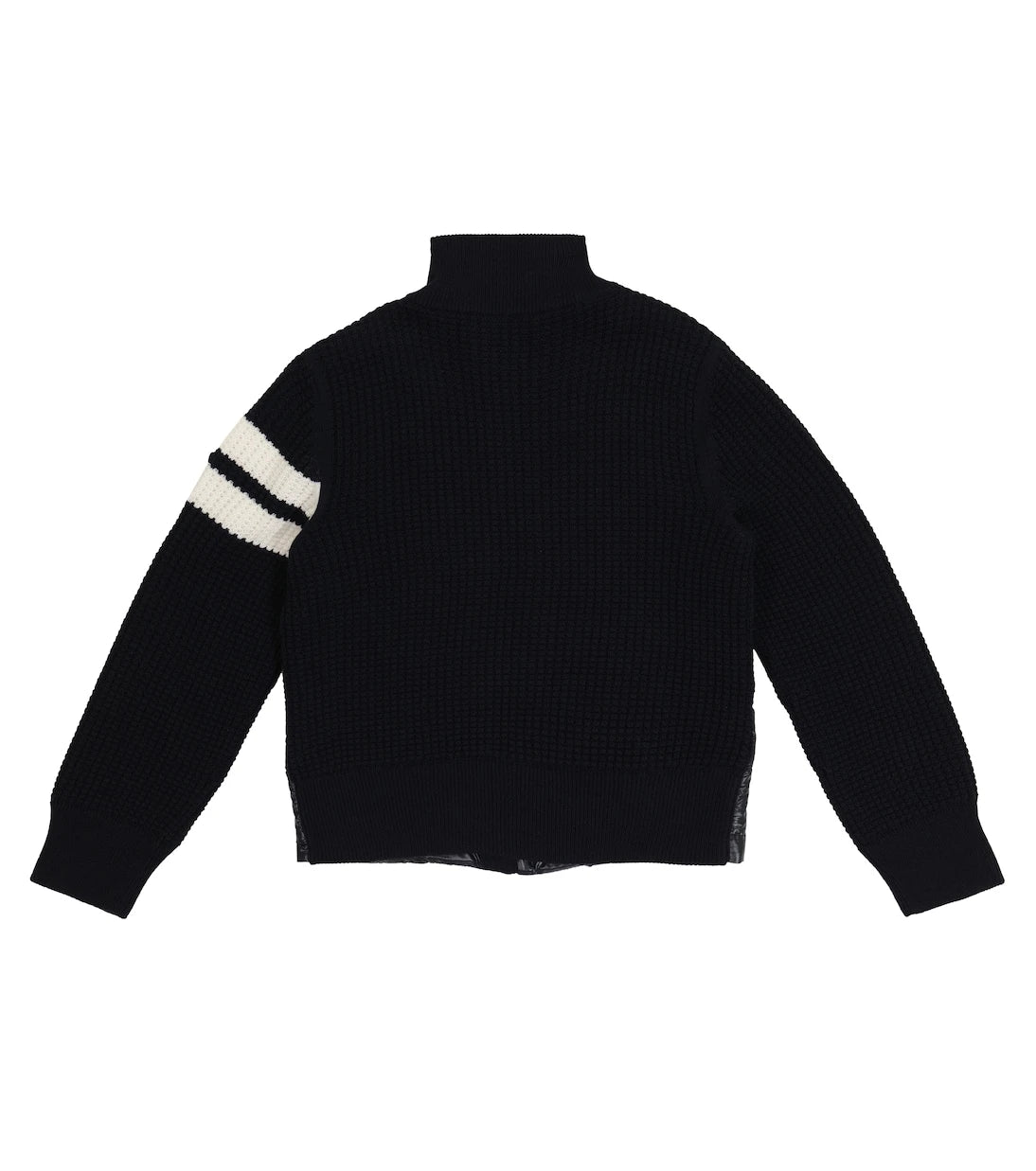 Moncler Enfant - كارديجان منفوخ ومبطن بمزيج من الصوف