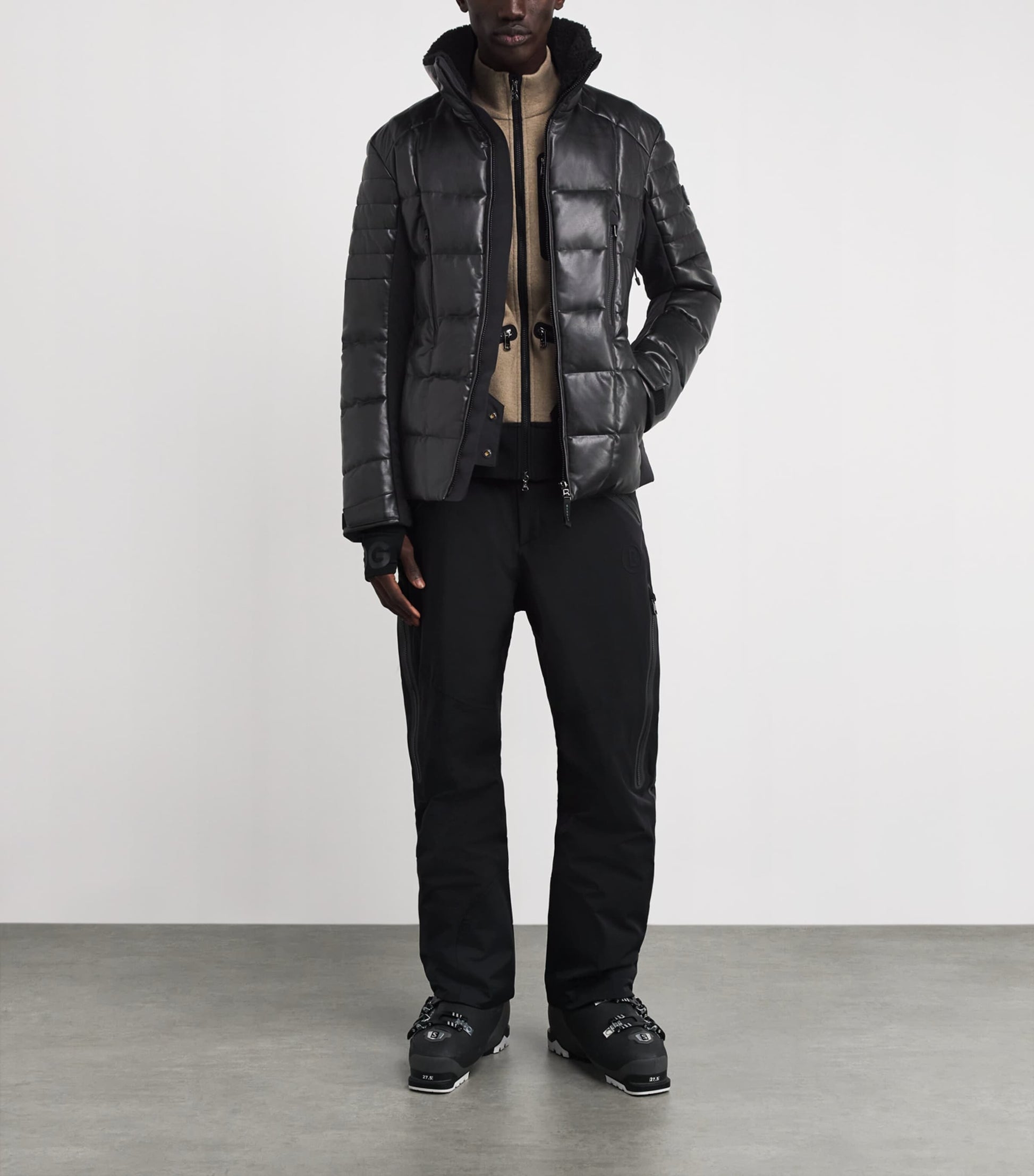 Bogner Black Down Calem Ski Jacket