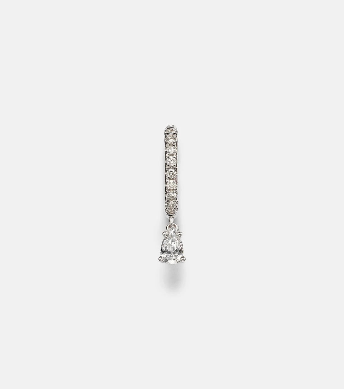 Anita Ko - 18kt white gold single earring with diamonds