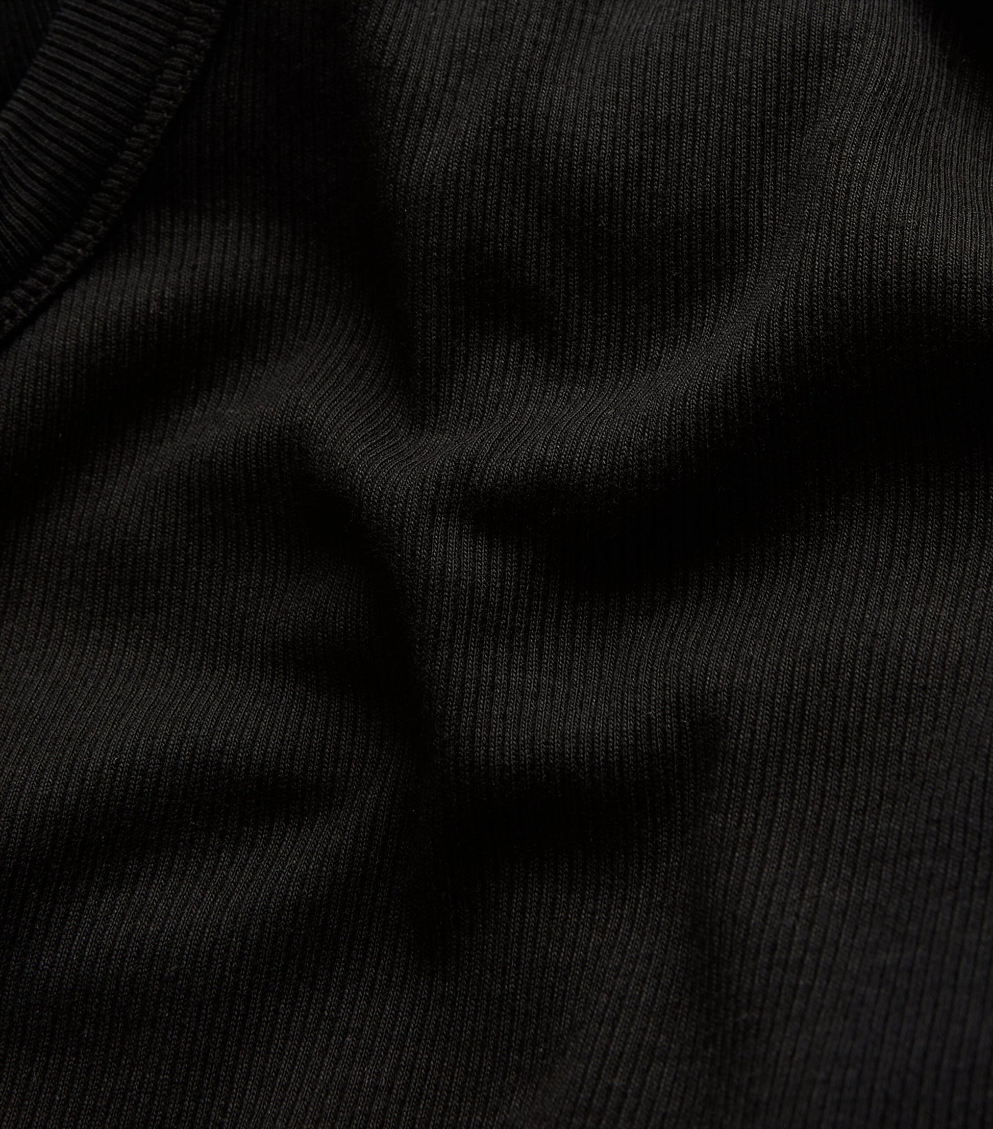 ME+EM Black V-Neck Ribbed Ultimate Vest