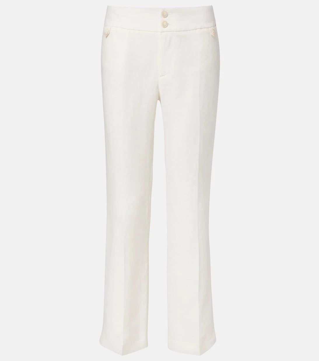Etro - Linen bootcut pants