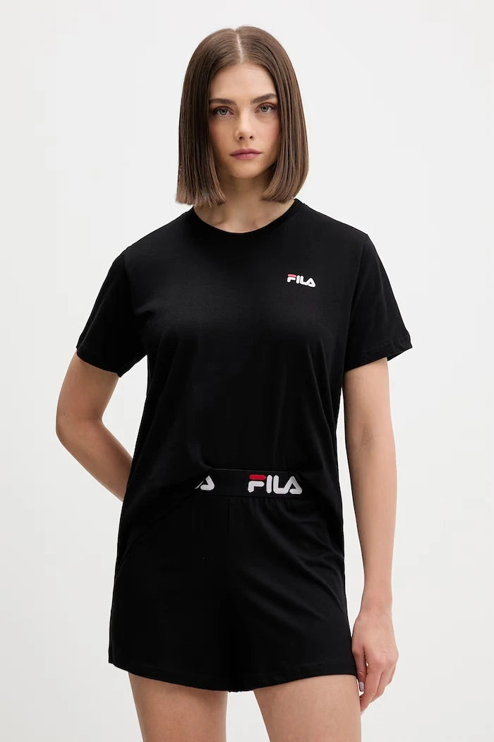 Fila kadın pamuklu iki parçalı pijama