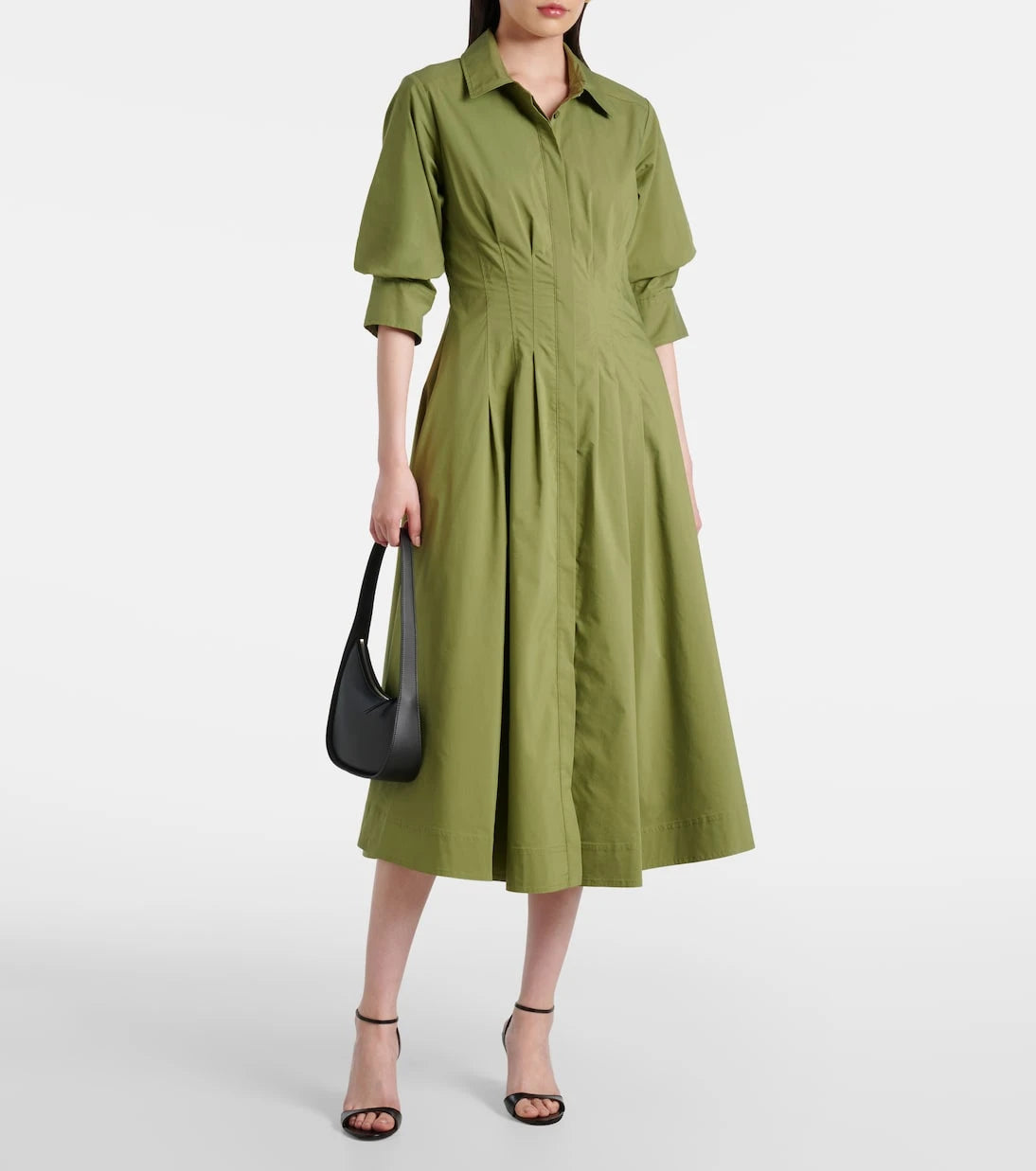 Simkhai - Jazz cotton-blend poplin shirt dress