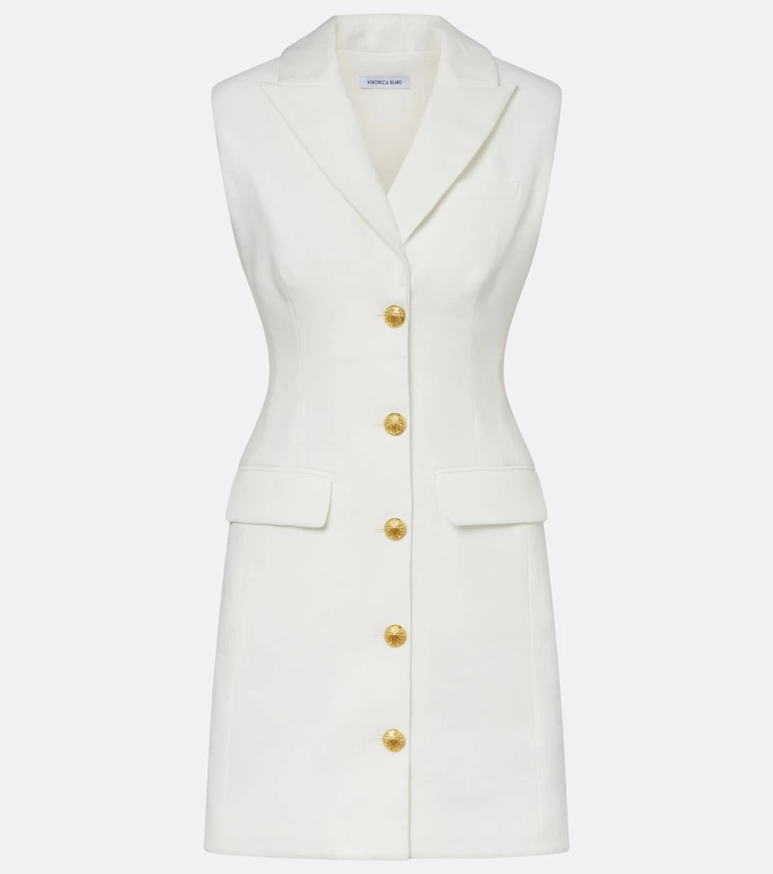 Veronica Beard - Fairfax linen-blend minidress