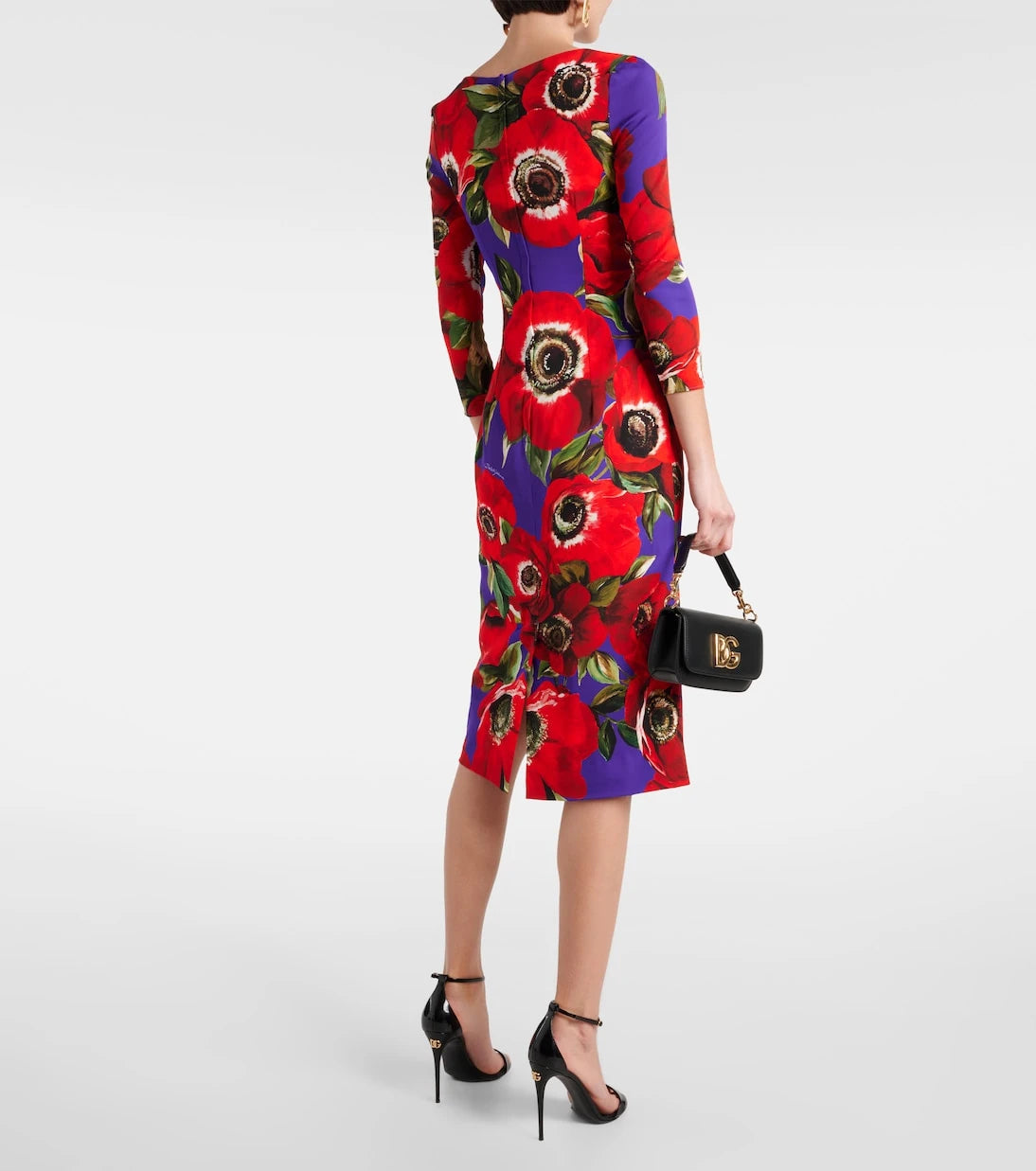 Dolce&Gabbana - Floral silk-blend midi dress
