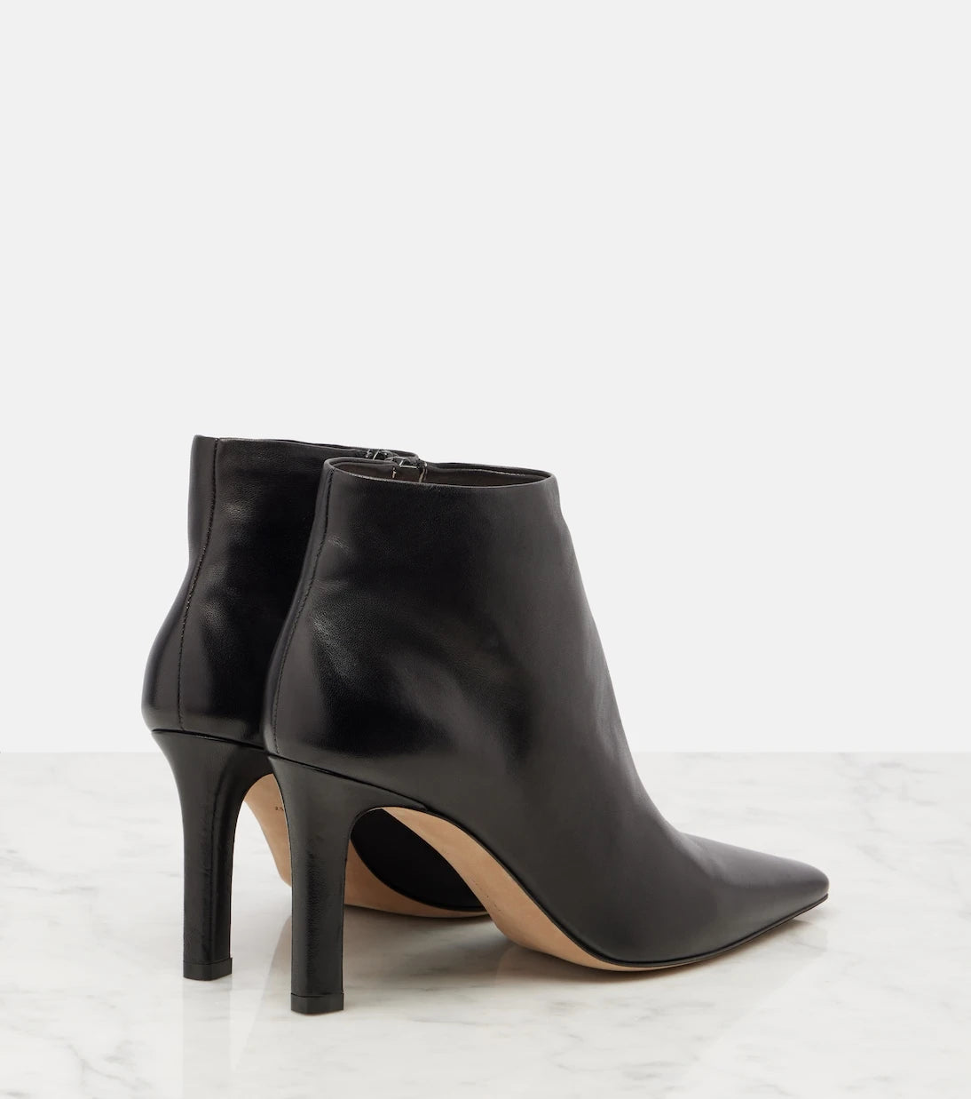 The Row - Carla 80 leather ankle boots