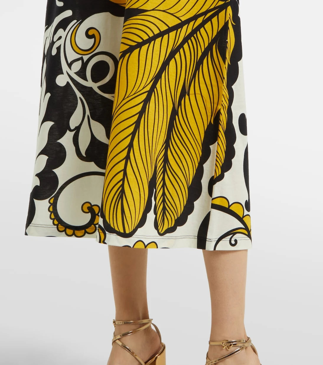 La DoubleJ - Meditation floral cotton midi dress