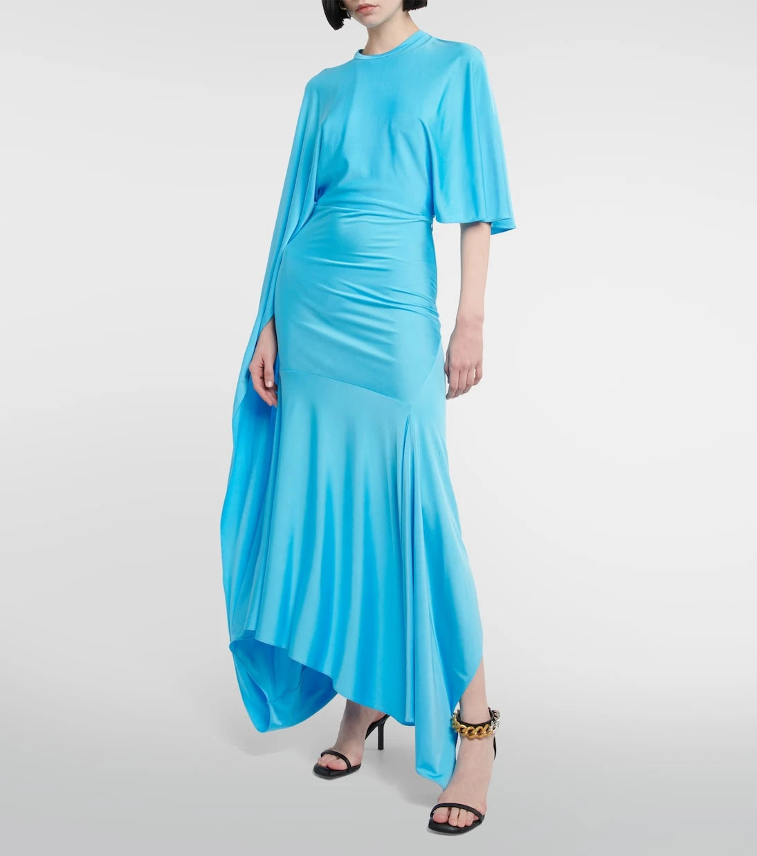 Stella McCartney - Draped asymmetric maxi dress