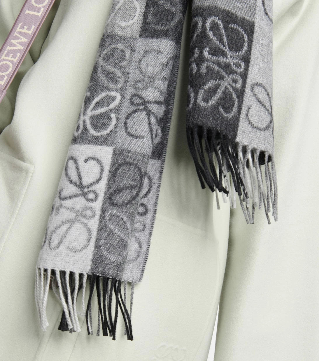 Loewe - Anagram wool and cashmere scarf