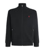 Polo Ralph Lauren Black Cotton-Blend Zip-Up Sweatshirt