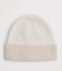 White Wool-Cashmere Beanie