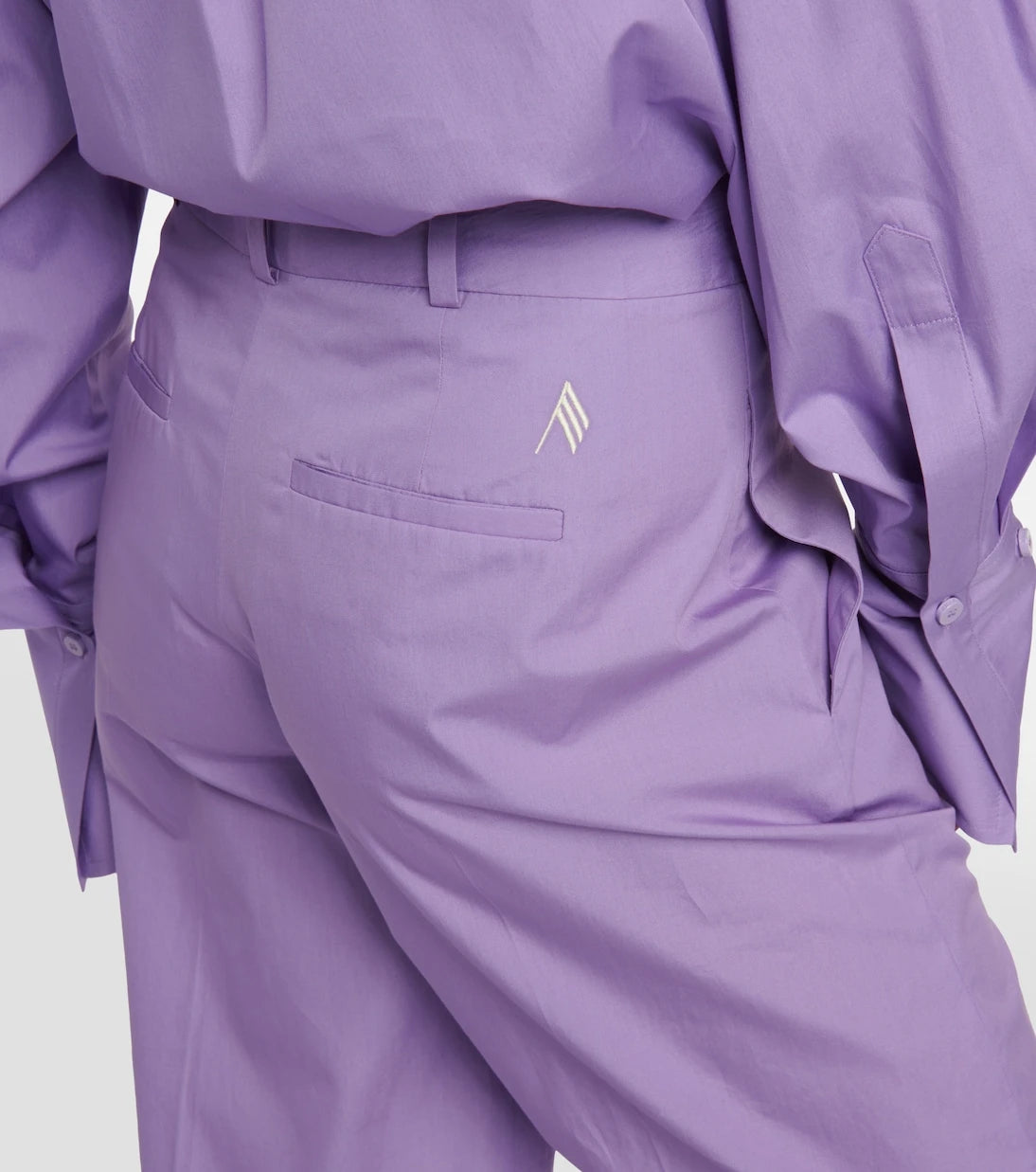 The Attico - Jagger high-rise wide-leg pants