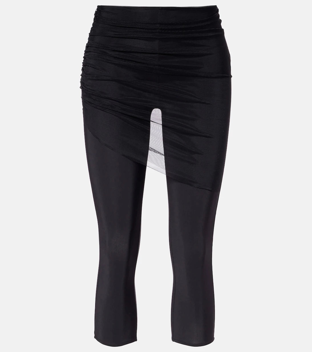 Nensi Dojaka - Cropped tulle-trimmed leggings