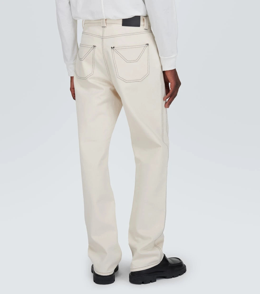 Winnie New York - Paneled straight cotton pants