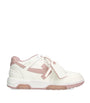 Off-White Pink Leather Out of Office Sneakers