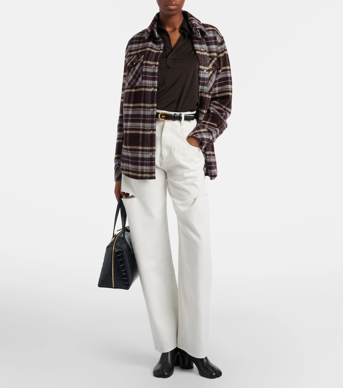 Maison Margiela - High-rise straight leg jeans