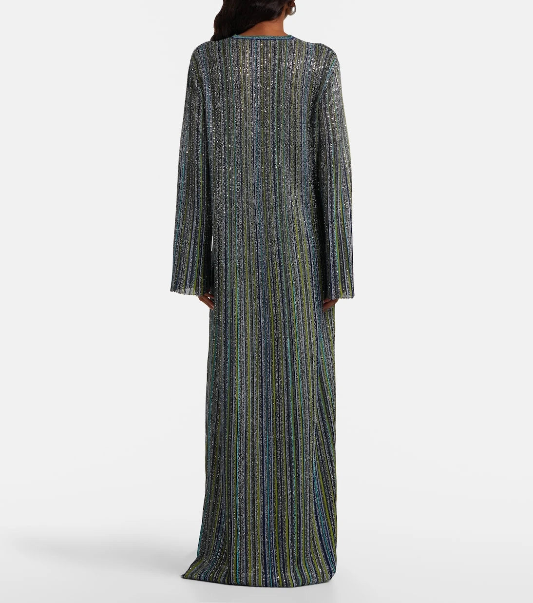 Missoni - Striped lamé gown