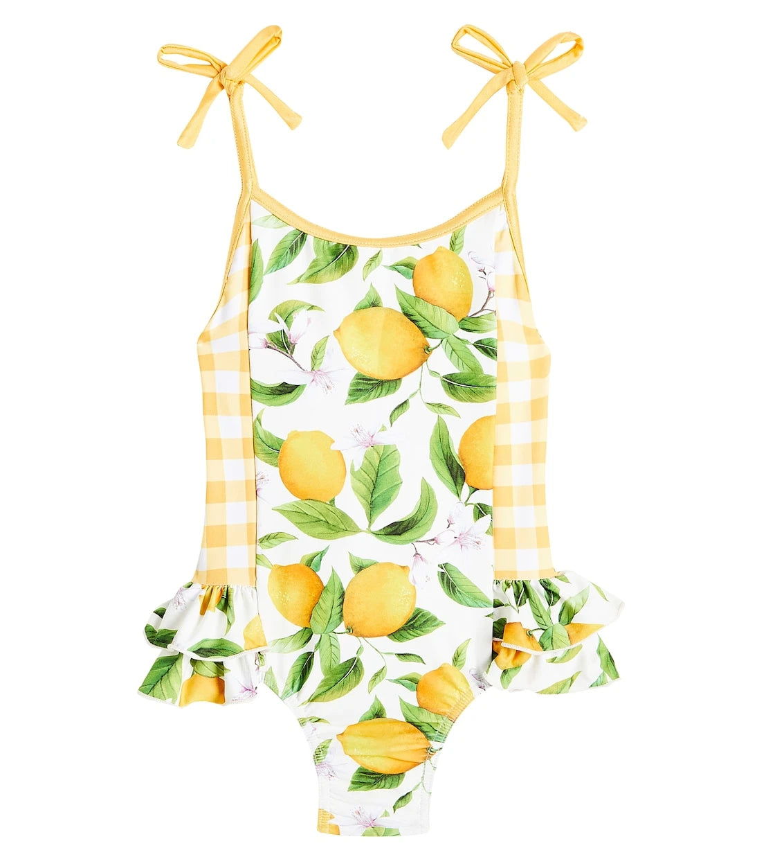 Suncracy - Malaga printed ruffled swimsuit