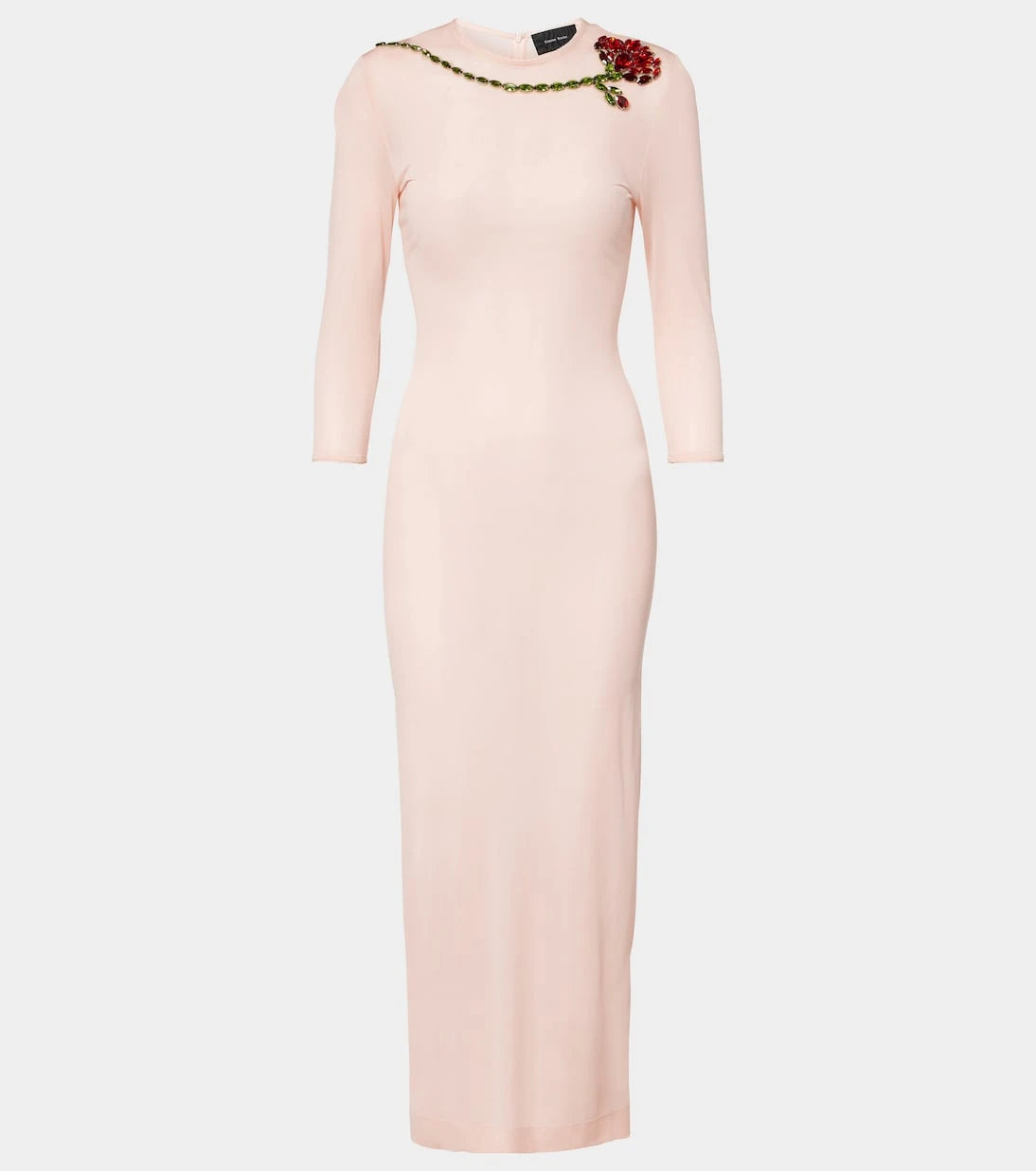 Simone Rocha - Embellished mesh midi dress
