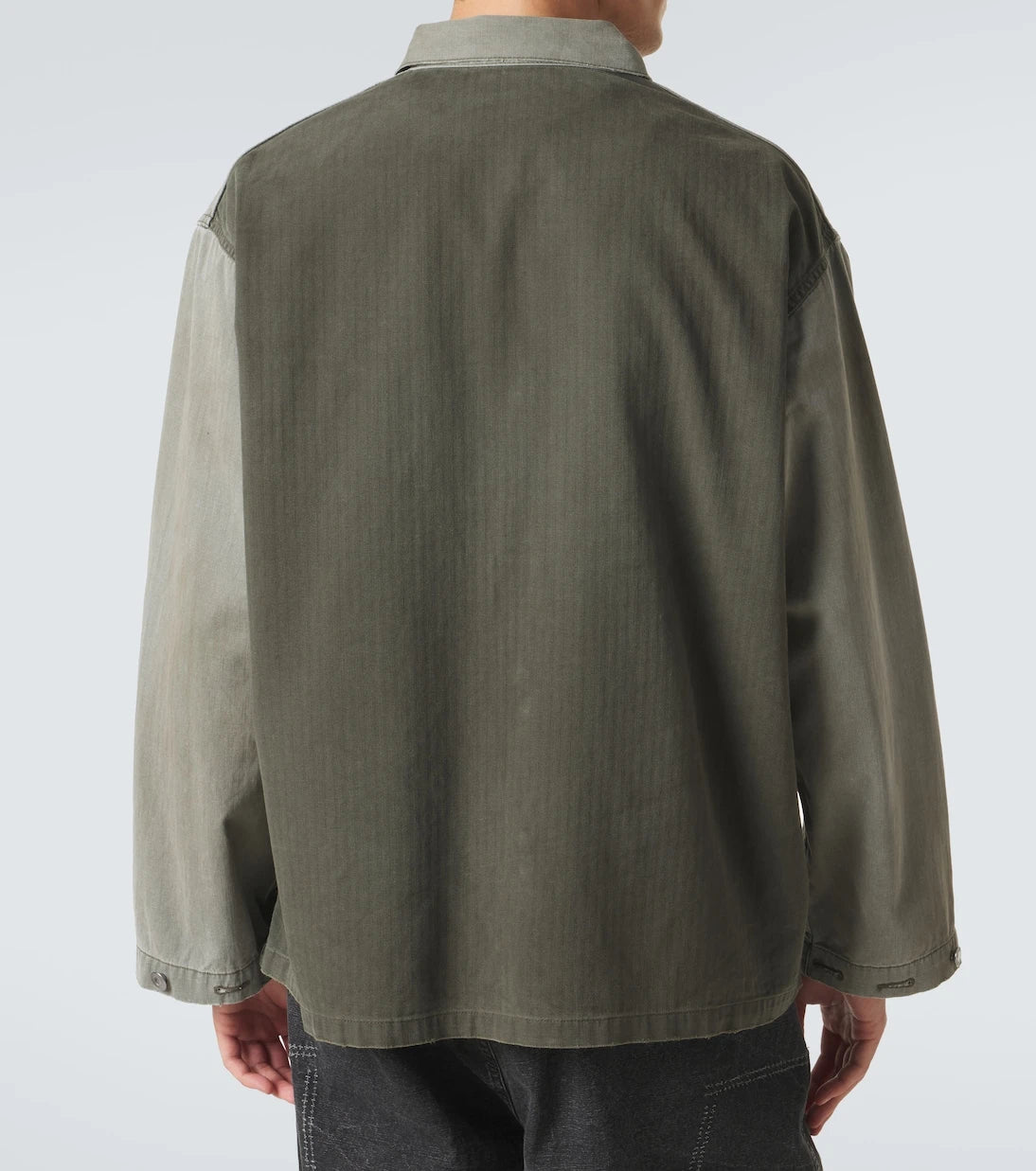 A.Presse - Paneled cotton jacket