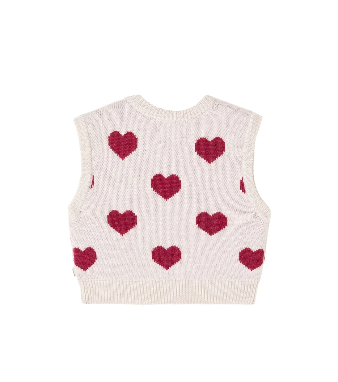 Wheat - Baby Gaby jacquard wool sweater vest
