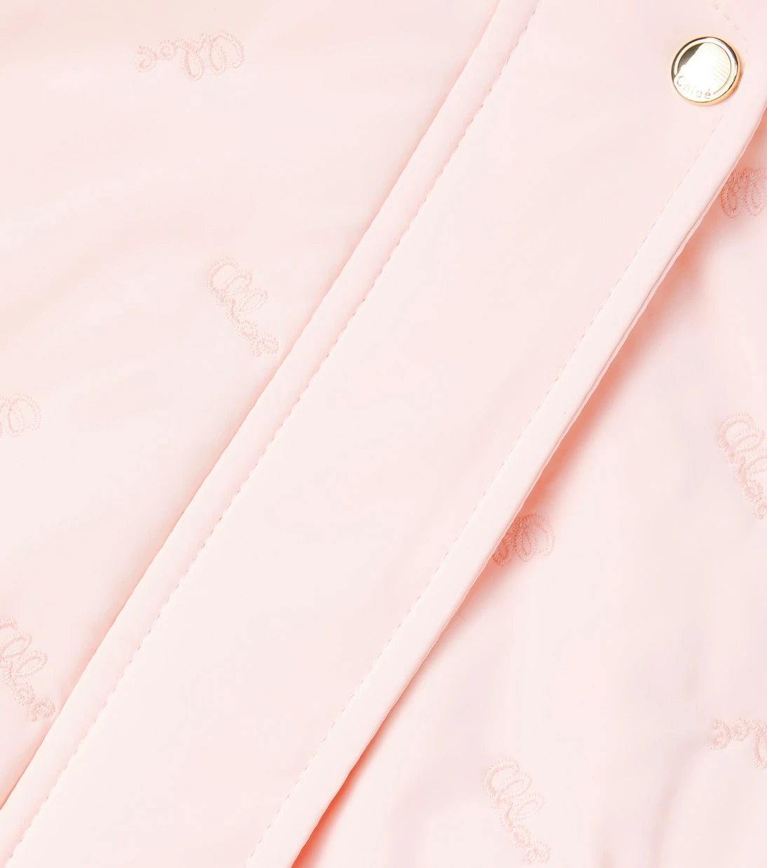 Chloé Kids - Baby embroidered hooded jacket