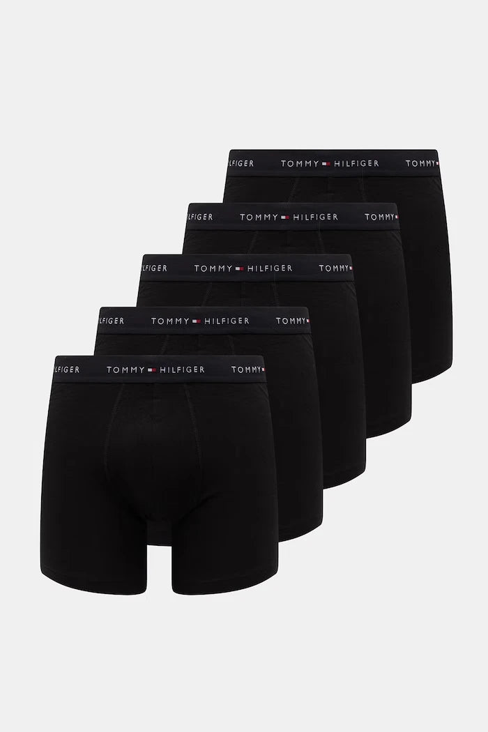 Tommy Hilfiger памучни боксерки за мъже с еластан, 5 броя