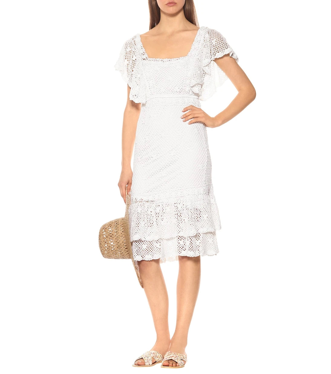 Anna Kosturova - Florence crochet cotton dress