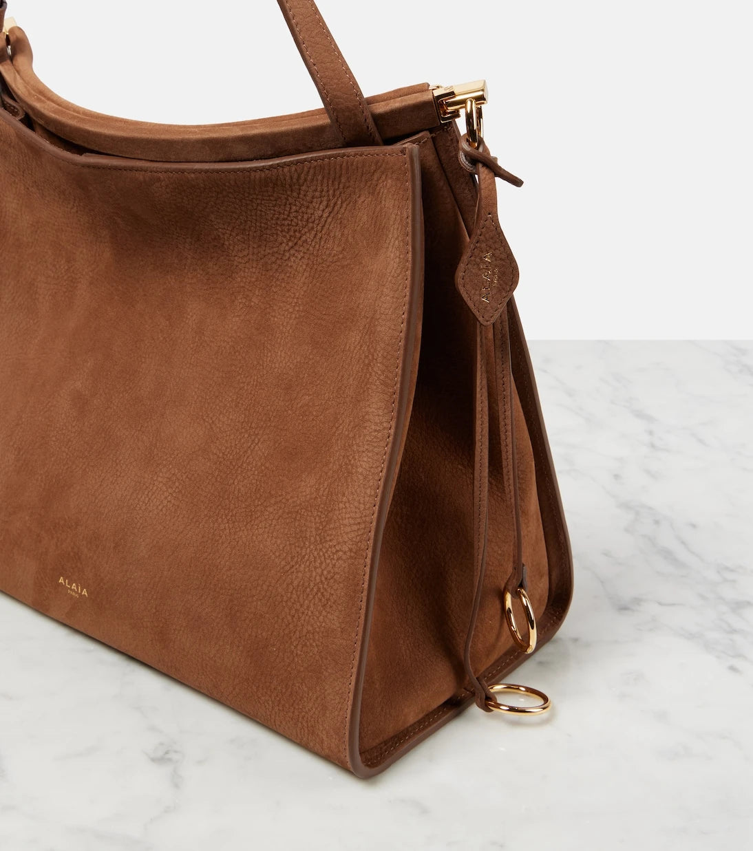 Alaïa - Le Click Medium suede shoulder bag