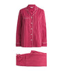 Derek Rose Pink Cotton Stripe Pyjama Set