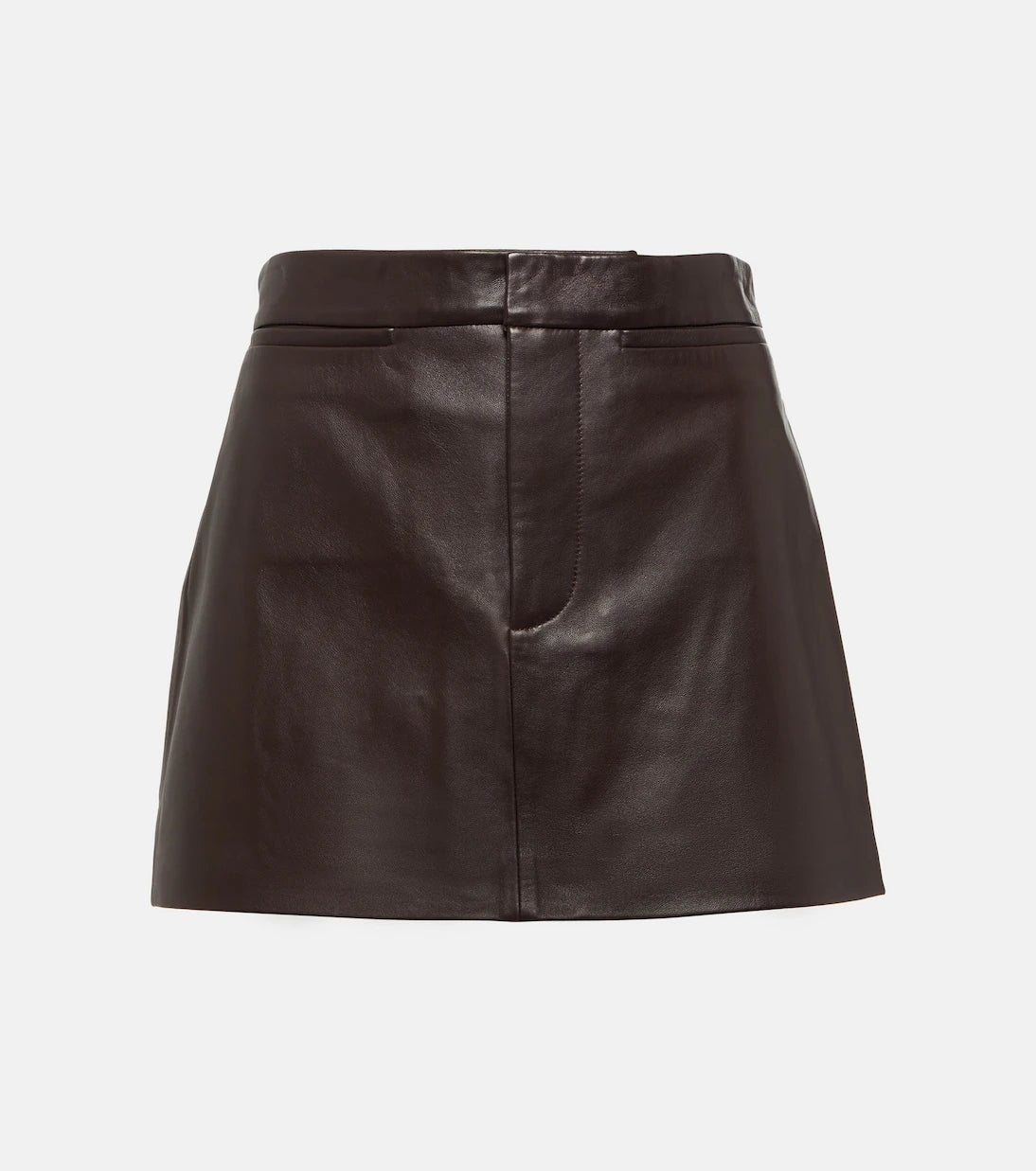 Frame - Leather miniskirt