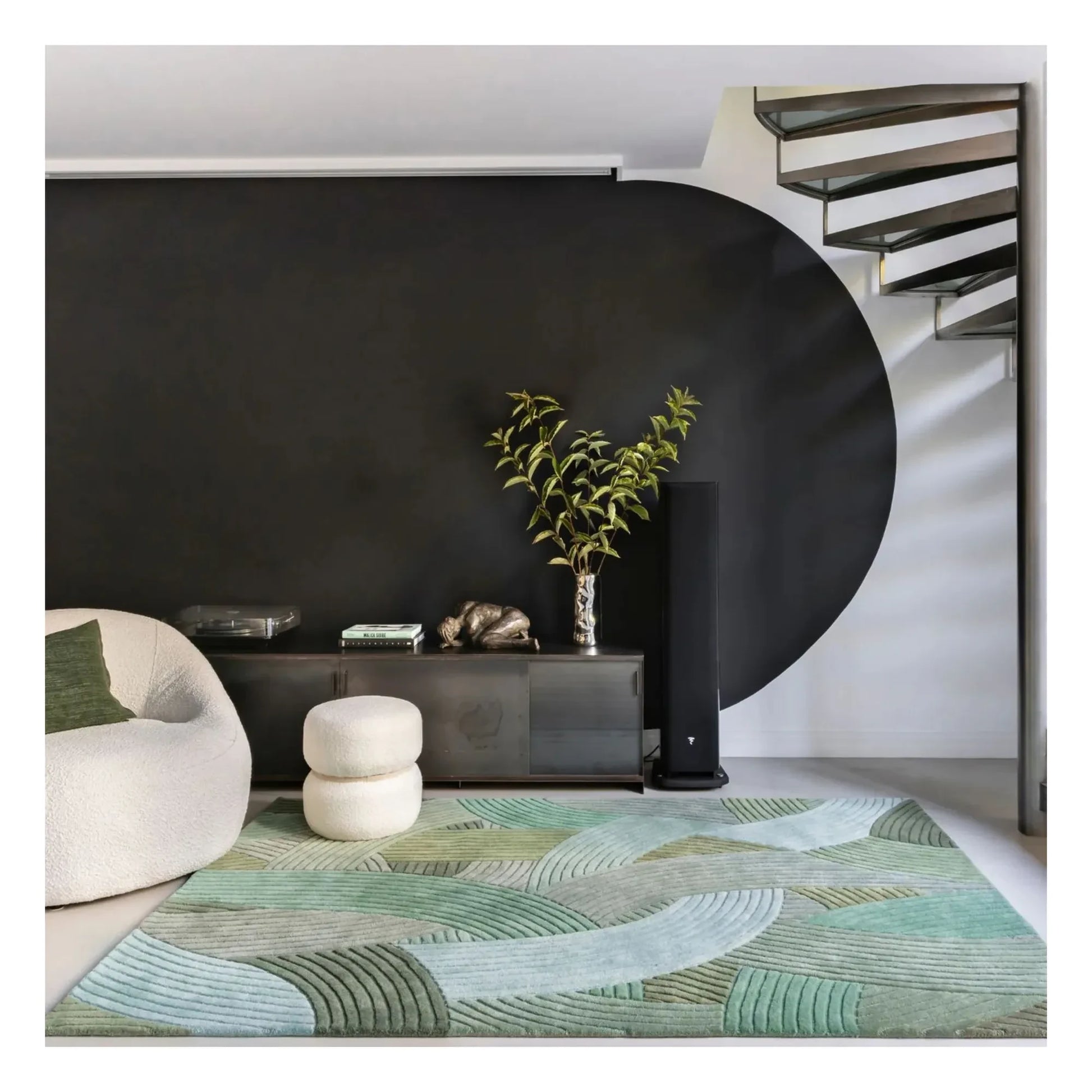 Edito - Canopée wool carpet | Green