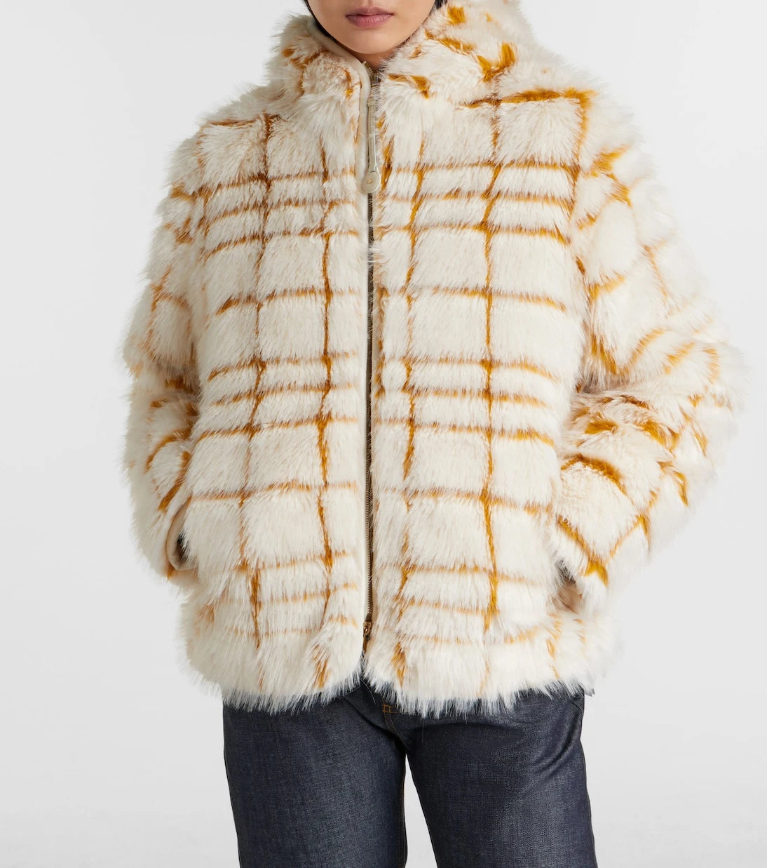 Moncler - Pluvier checked jacket