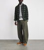 Cotton Check Flannel Overshirt