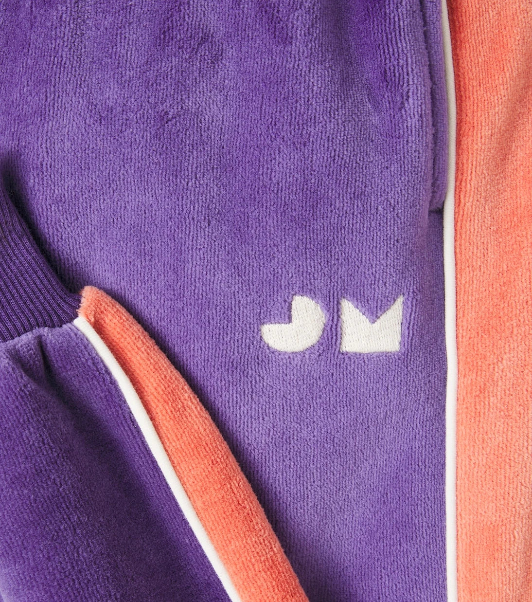 Jellymallow - Love cotton-blend velour sweatpants