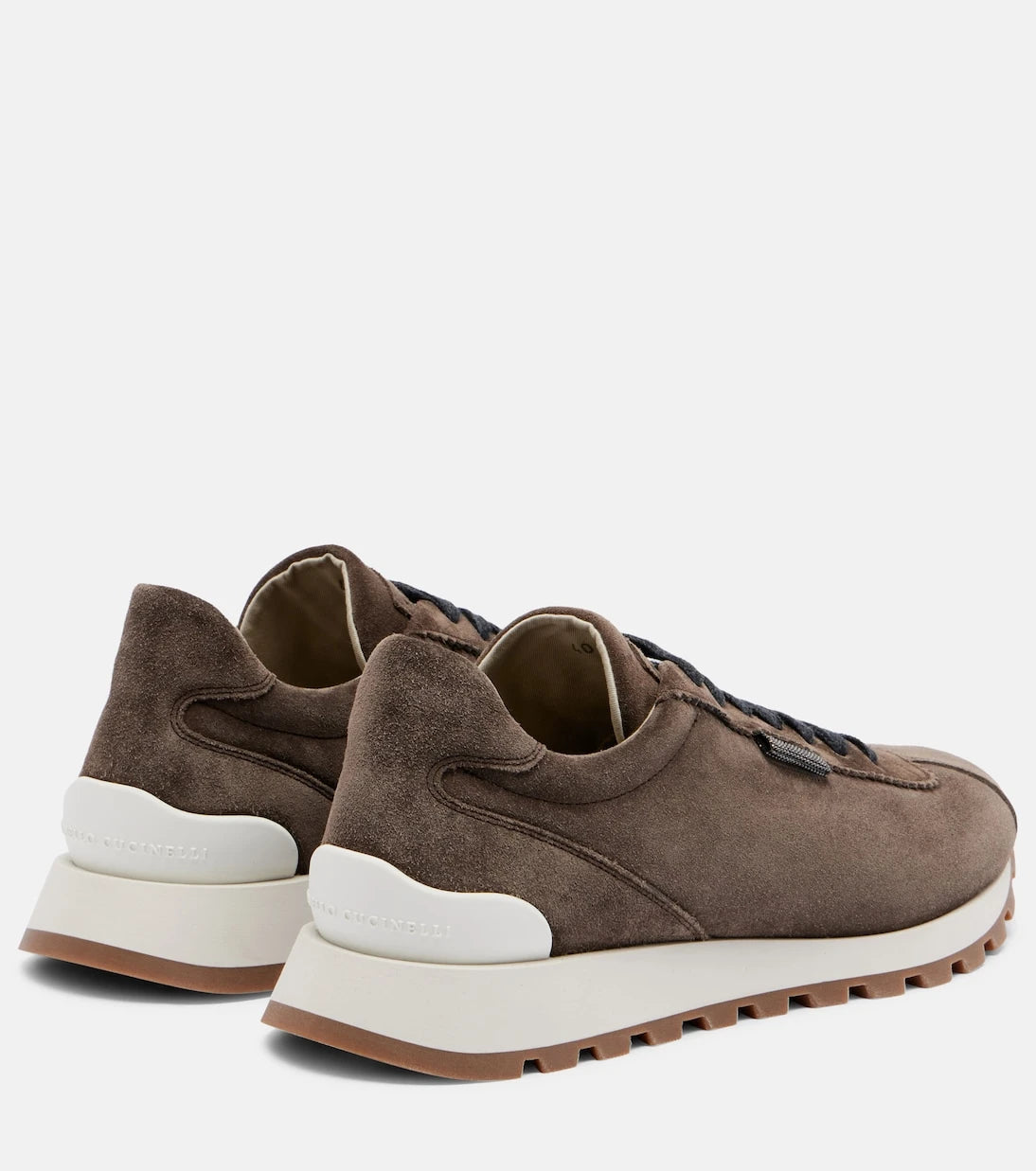 Brunello Cucinelli - Monili suede sneakers