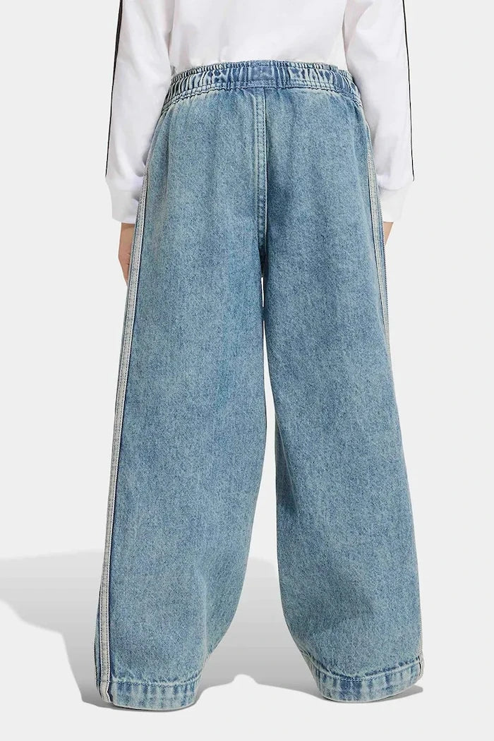 adidas Originals çocuklar için wide leg kot pantolon