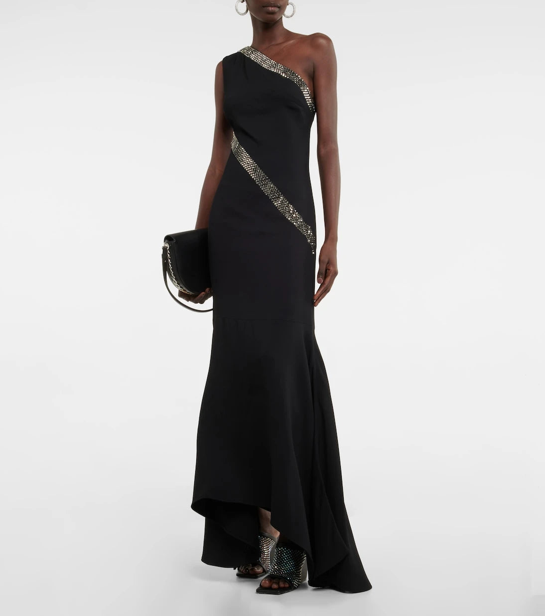Stella McCartney - Embellished one-shoulder maxi dress