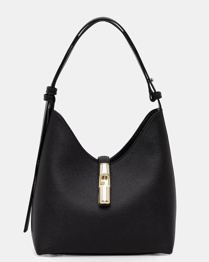 Furla чанта дамска от кожа Goccia S Hobo