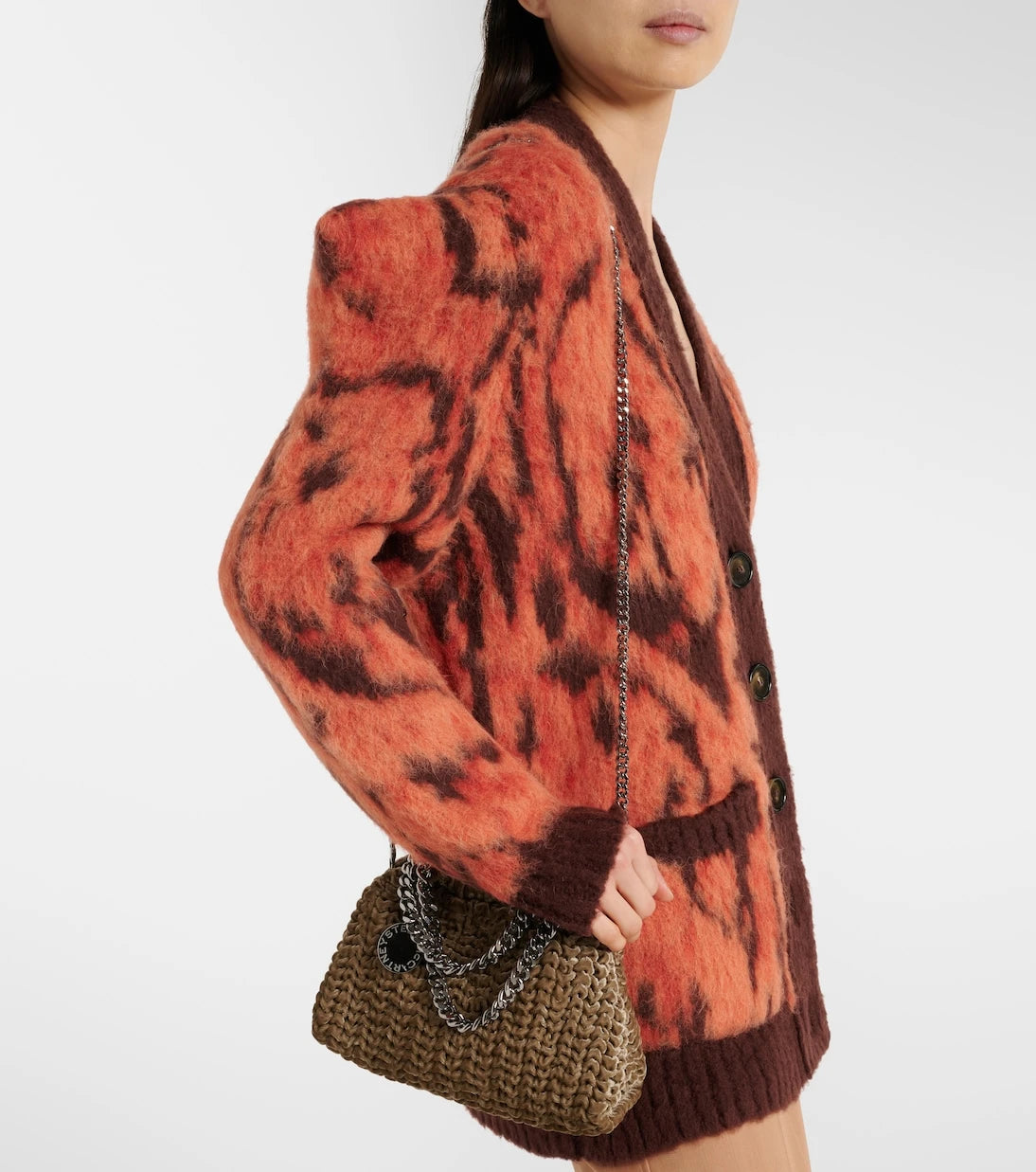 Stella McCartney - Falabella Small velvet tote bag